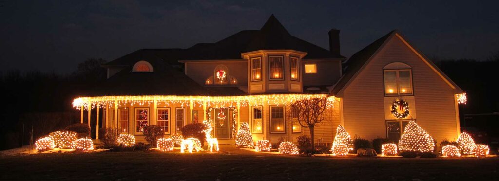 Safety Tips for Hanging Christmas Lights on Your Roof in Greenville