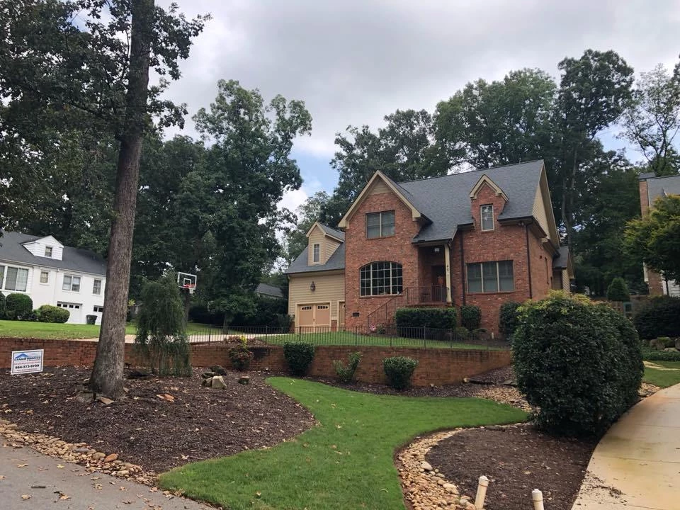 Residential Roof Replacement in Greenville, SC A residential home our company replaced the roof on in Greenville, SC